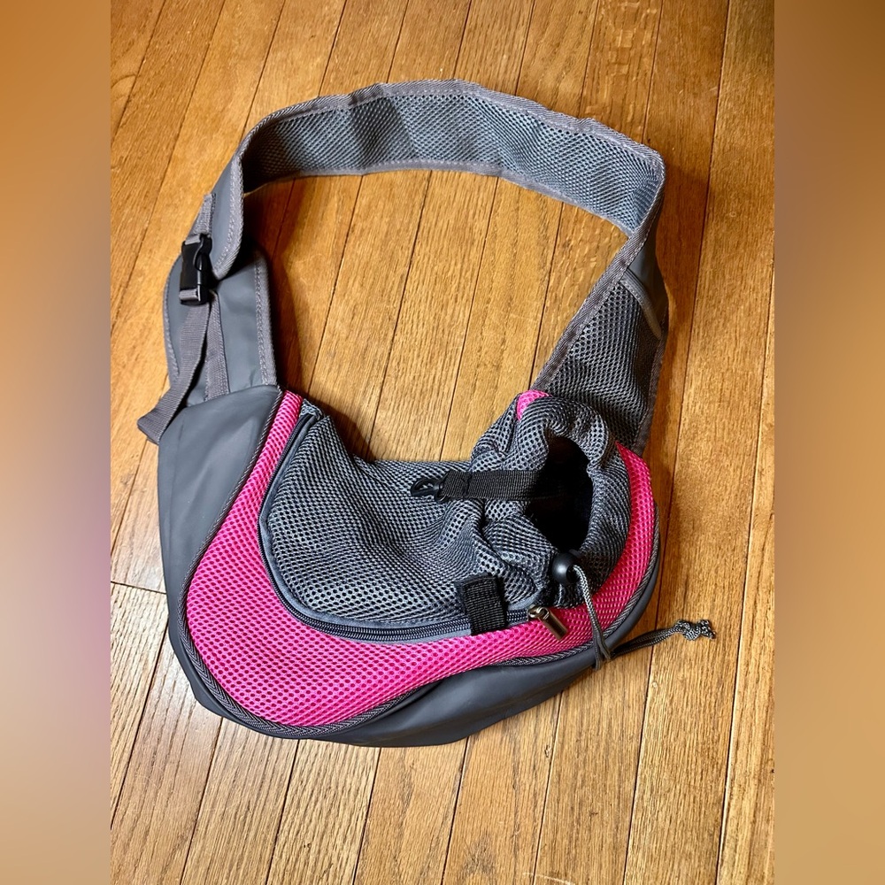 Pet Dog Sling Carrier, Breathable Mesh Portable Travel Safe Pet Sling bag